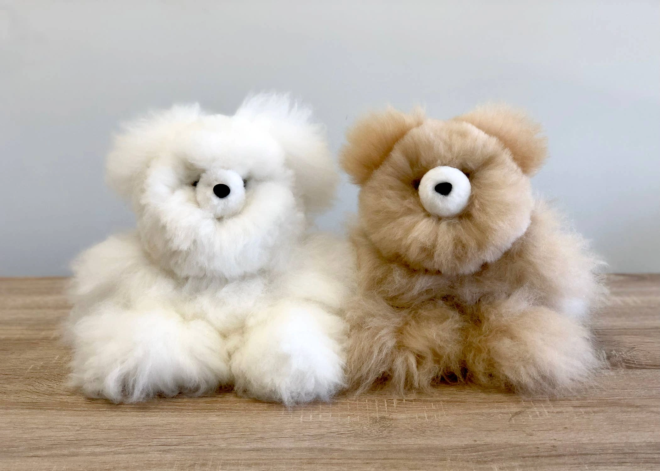 Cozy Alpaca Bear Plushie - Super Soft Huggable Friend